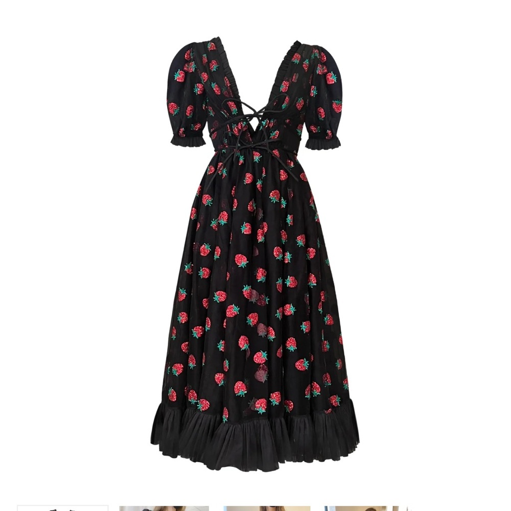 Lirika Matoshi Strawberry Dress